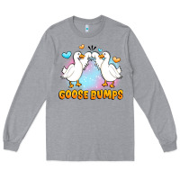 Heather Grey goose bumps Long Sleeve Tee - JahusDesignShop