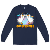 Navy goose bumps Long Sleeve Tee - JahusDesignShop