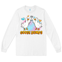 White goose bumps Long Sleeve Tee - JahusDesignShop