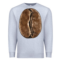 Heather Grey coffee bean Premium Sweatshirt - BarkalooDesign