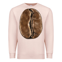 Pale Pink coffee bean Premium Sweatshirt - BarkalooDesign