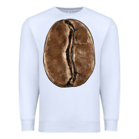 White coffee bean Premium Sweatshirt - BarkalooDesign