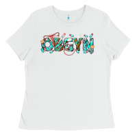 White obgyn Ladies Tee - texasbilliewilder