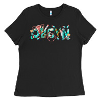 Black obgyn Ladies Tee - texasbilliewilder