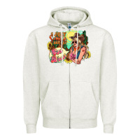 Oatmeal Heather i just smile and say god bless Zipper Hoodie - NancyCooperArtShop
