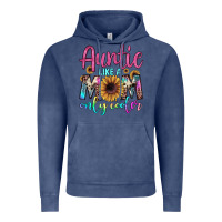 Vintage Denim auntie like a mom Vintage Hoodie - JahusDesignShop