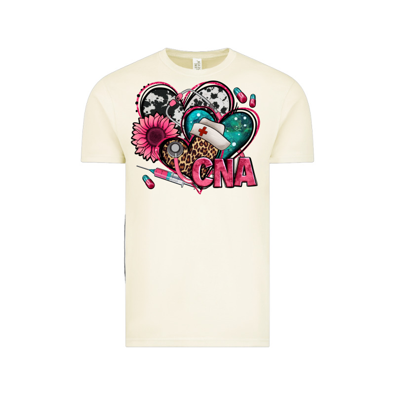 Certified Nursing Assistant Cna Hearts Vintage Tee by Jasminsmagicworld | Teevron