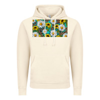Vintage Artic Sunflower And Daisy With Leopard Vintage Hoodie - RanaPortraitStore