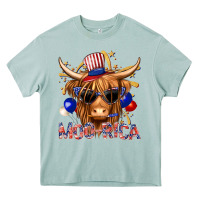 Arona moorica with cow billie wilder Heavy Core Tee - texasbilliewilder