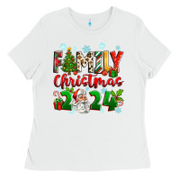 White family christmas 2024 Ladies Tee - Zillion Design Studio