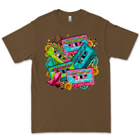 Cacao 90's country cassette tapes Premium Tee - Zillion Design Studio
