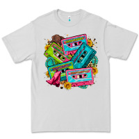 Dove Grey 90's country cassette tapes Premium Tee - Zillion Design Studio