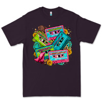 Plum 90's country cassette tapes Premium Tee - Zillion Design Studio