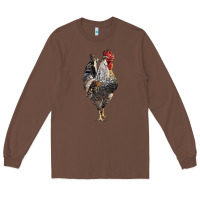 Chestnut cream legbar rooster Long Sleeve Tee - LillyAllenDesigns