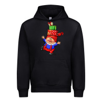 Black cute christmas gnome Urban Hoodie - CowGirlArtShop
