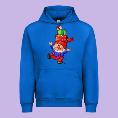 Cute Christmas Gnome Urban Hoodie Designed By Cowgirlartshop