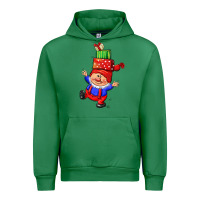 Emerald cute christmas gnome Urban Hoodie - CowGirlArtShop