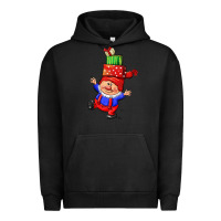 Pigment Black cute christmas gnome Urban Hoodie - CowGirlArtShop