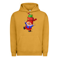 Pigment Peanut Butter cute christmas gnome Urban Hoodie - CowGirlArtShop