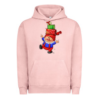 Pigment Salmon cute christmas gnome Urban Hoodie - CowGirlArtShop