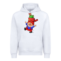 White cute christmas gnome Urban Hoodie - CowGirlArtShop