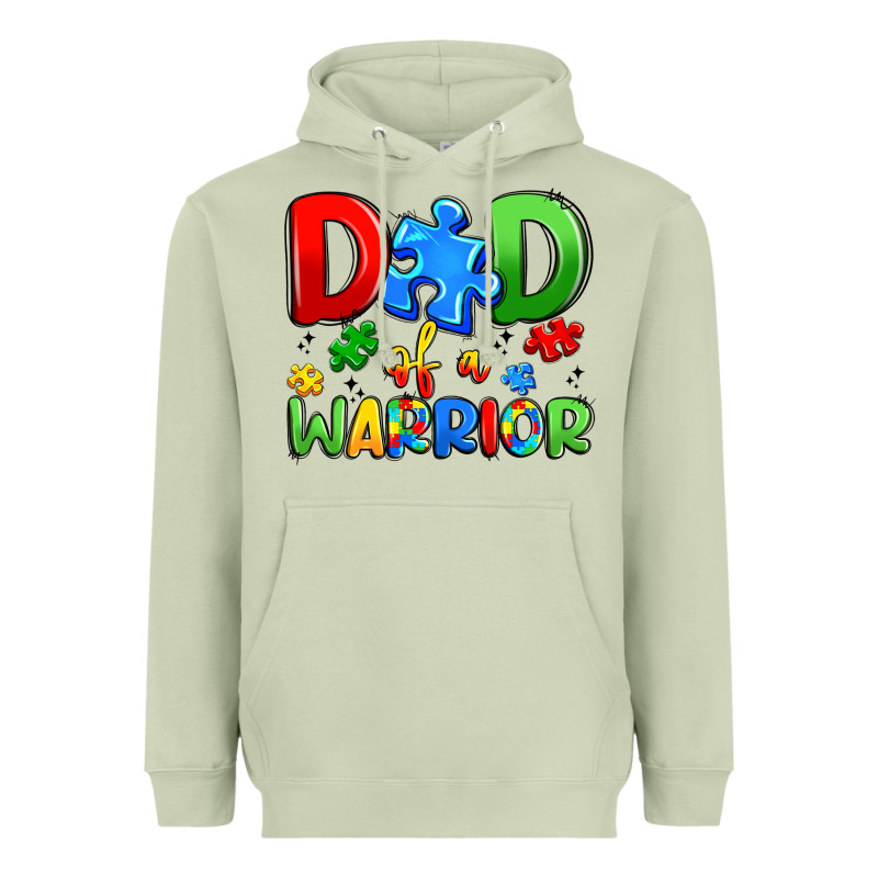 Dad Of A Warrior Heavyweight Hoodie by Artiststas | Teevron