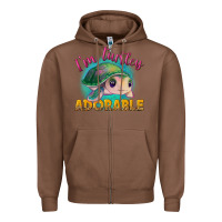 Chestnut im turtley adorable Zipper Hoodie - NancyCooperArtShop
