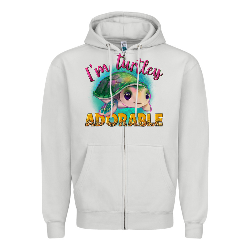 Im Turtley Adorable Zipper Hoodie by NancyCooperArtShop | Teevron