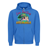 True Royal im turtley adorable Zipper Hoodie - NancyCooperArtShop