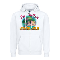 White im turtley adorable Zipper Hoodie - NancyCooperArtShop