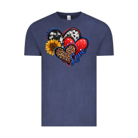 Vintage Denim 4th of july american hearts Vintage Tee - Jasminsmagicworld