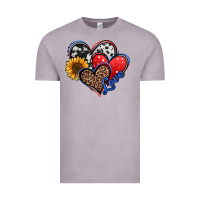 Vintage Zinc 4th of july american hearts Vintage Tee - Jasminsmagicworld