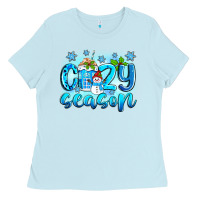 Baby Blue cozy season winter Ladies Tee - Zillion Design Studio