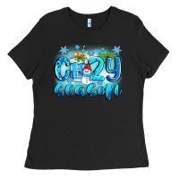 Black cozy season winter Ladies Tee - Zillion Design Studio
