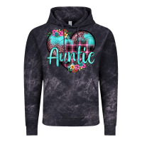 Cloud Black auntie leopard turquoise heart Vintage Hoodie - JahusDesignShop