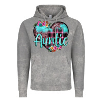 Cloud Rock auntie leopard turquoise heart Vintage Hoodie - JahusDesignShop