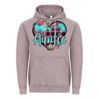 Vintage Zinc auntie leopard turquoise heart Vintage Hoodie - JahusDesignShop