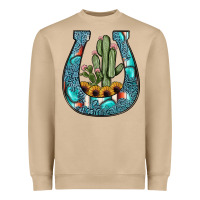 Mushroom cactus horseshoe Heavyweight Sweatshirt - JahusDesignShop
