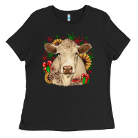 Black christmas charolais Ladies Tee - JahusDesignShop