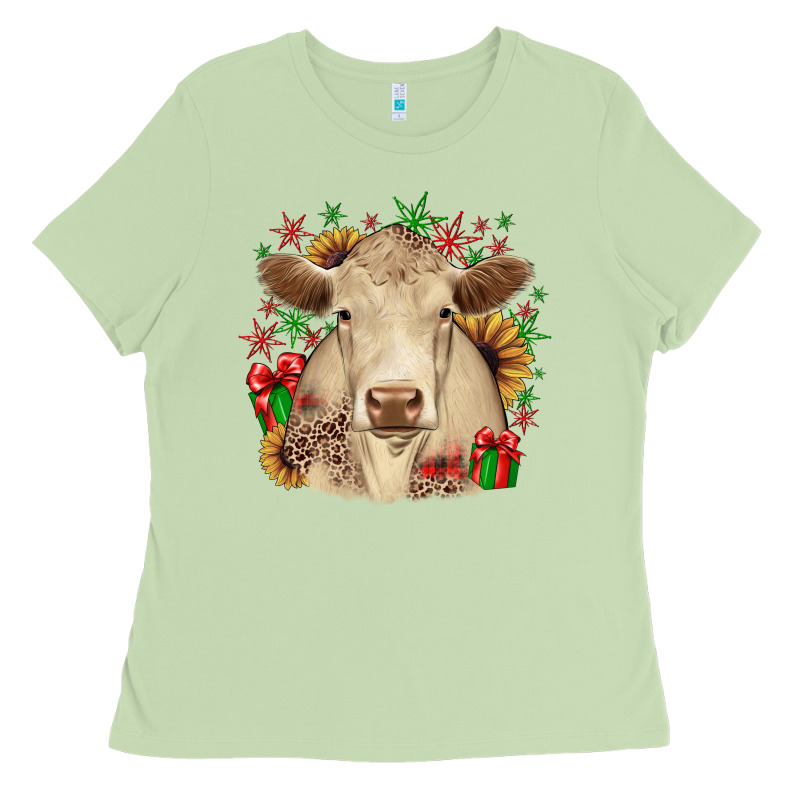 Christmas Charolais Ladies Tee by JahusDesignShop | Teevron