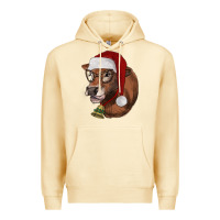 Pina Colada christmas glasses heifer Premium Hoodie - RanaPortraitStore