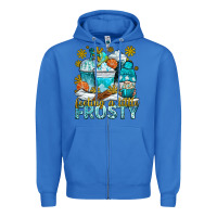 True Royal feeling a little frosty coffee cups Zipper Hoodie - NancyCooperArtShop