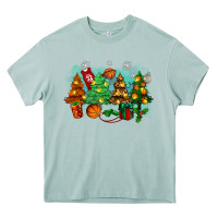 Arona christmas trees with basketball Heavy Core Tee - Zillion Design Studio