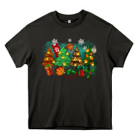 Asphalt christmas trees with basketball Heavy Core Tee - Zillion Design Studio