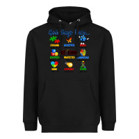 Black god says i am autism Heavyweight Hoodie - Artiststas