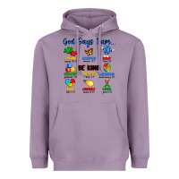 Lavender god says i am autism Heavyweight Hoodie - Artiststas