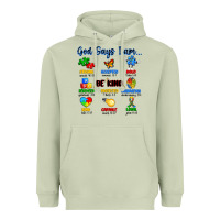 Matcha god says i am autism Heavyweight Hoodie - Artiststas