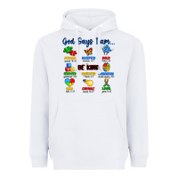 White god says i am autism Heavyweight Hoodie - Artiststas