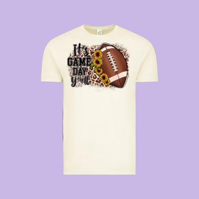 It's Game Day Y'all Vintage Tee Designed By Jahusdesignshop