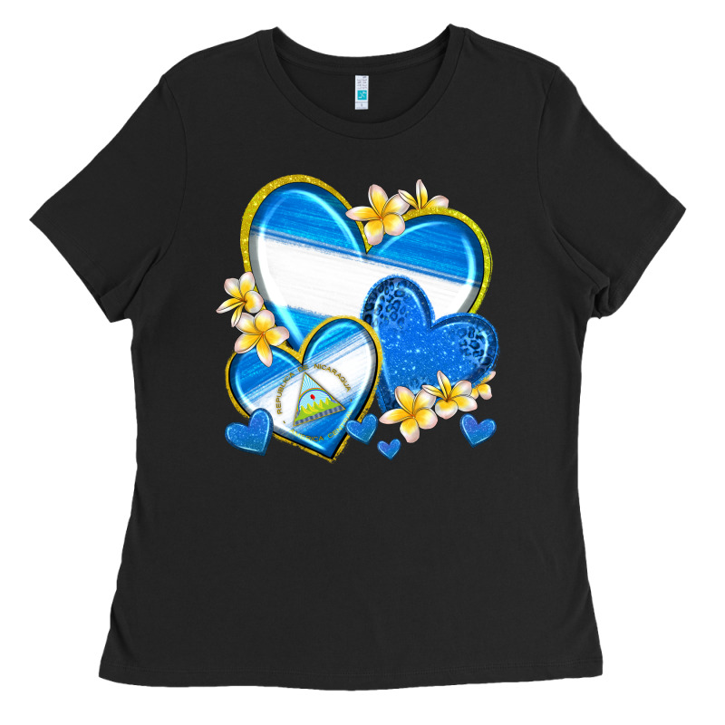 Nicaragua Hearts Ladies Tee by texasbilliewilder | Teevron
